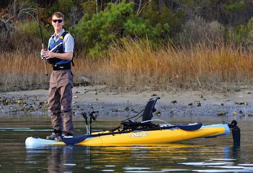 Fishing kayak stability