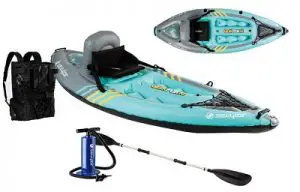 The inflatable kayak