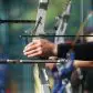 Archers shooting longbows