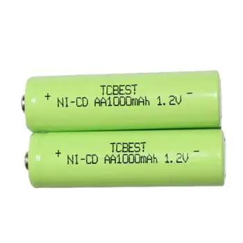 Two NiCd AA batteries